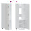 VidaXL vidaXL Kitchen Cupboard Lucca High Gloss White Engineered Wood 7