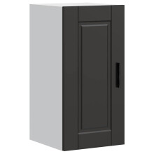 vidaXL Kitchen Wall Cabinet Porto Black Engineered Wood kitchen wall unit