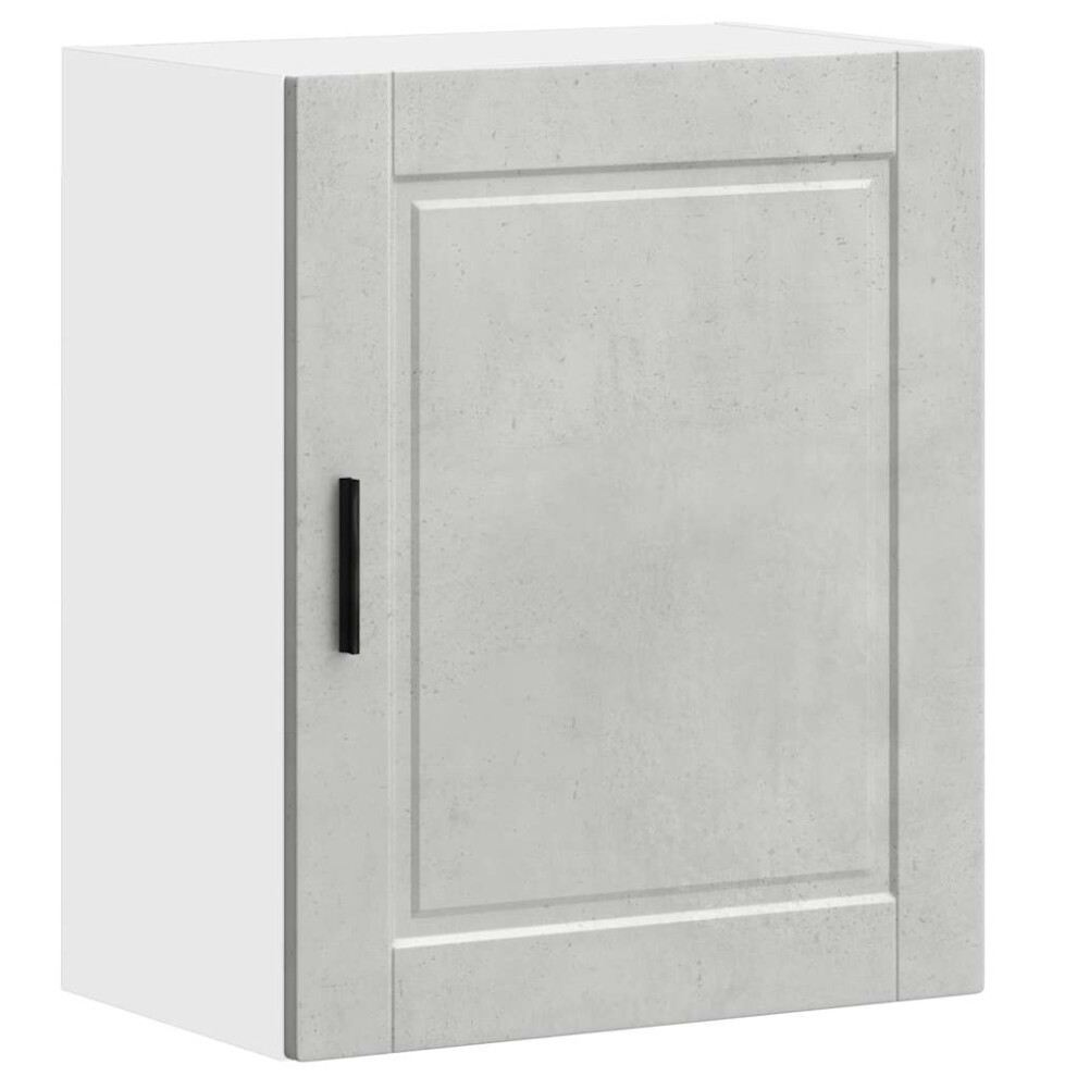 Vidaxl Kitchen Wall Cabinet Porto Concrete Engineered Wood Grey