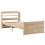VidaXL vidaXL Bed Frame with Headboard Bed Base Bedstead 90x200 cm Solid Wood Pine 3