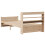 VidaXL vidaXL Bed Frame with Headboard Bed Base Bedstead 90x200 cm Solid Wood Pine 8