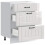 VidaXL vidaXL Kitchen Base Cabinet Lucca High Gloss White Engineered Wood 5