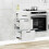 VidaXL vidaXL Kitchen Base Cabinet Kalmar Concrete Grey Engineered Wood 3