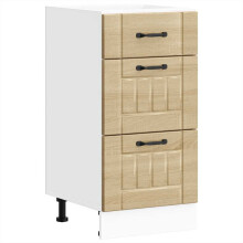 vidaXL Kitchen Base Cabinet Lucca Sonoma Oak Engineered Wood sink base cabinet