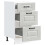 VidaXL vidaXL Kitchen Base Cabinet Kalmar Concrete Grey Engineered Wood 5