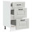 VidaXL vidaXL Kitchen Base Cabinet Kalmar Concrete Grey Engineered Wood 2