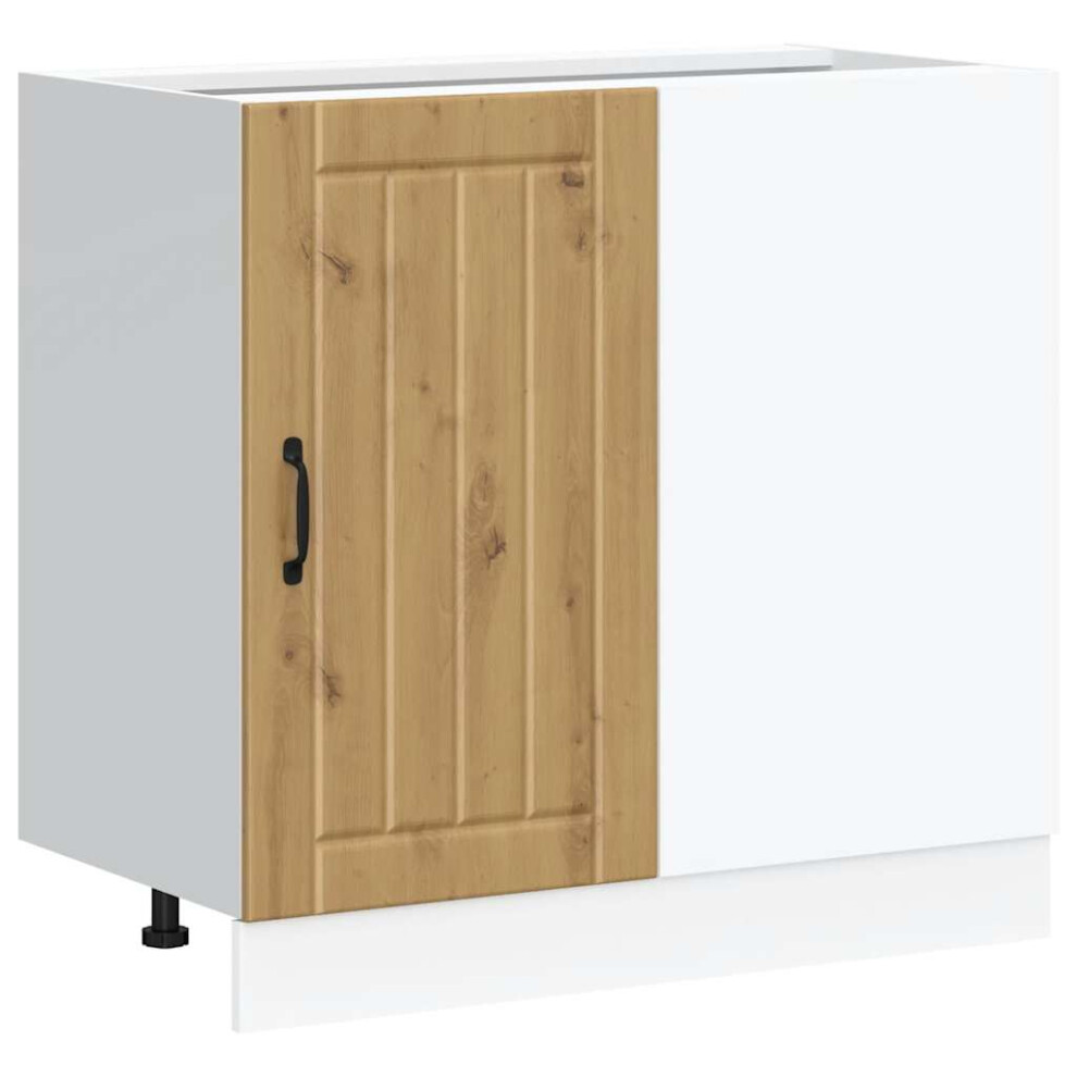 Vidaxl Kitchen Base Cabinet Lucca Artisan Oak Engineered Wood