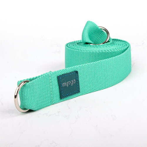 Myga 2-in-1 Yoga Belt Strap - Turquoise 2