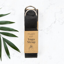 Myga 2-in-1 Yoga Belt Strap - Black
