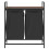 VidaXL vidaXL Laundry Basket 2 Compartments with Shelf Brown Oak laundry hamper 6