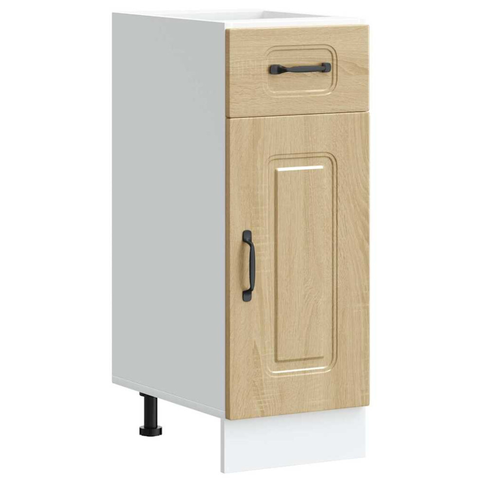 Vidaxl Kitchen Base Cabinet Kalmar Sonoma Oak Engineered Wood