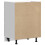 VidaXL vidaXL Kitchen Base Cabinet Lucca Concrete Grey Engineered Wood 7