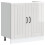 VidaXL vidaXL Sink Base Cabinet Lucca High Gloss White Engineered Wood 1