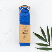Myga 2-in-1 Yoga Belt Strap - Royal Blue