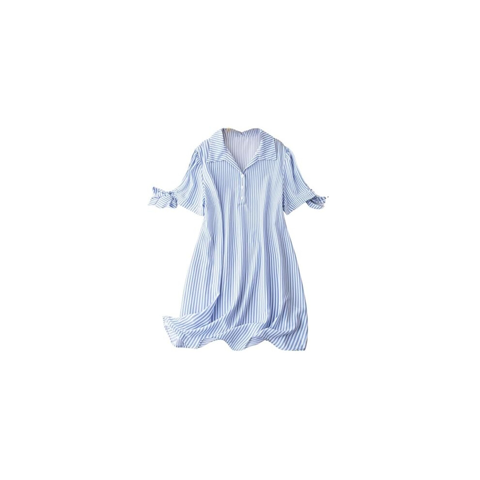 Robe Tendance Leriya Pour Femme | Robe Une PièCe Pour Femme | Robe De Plage Pour Femme (Xl, Bleu Ciel)-image