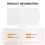 180PCS Disposable Sheets Floor Cleaning Wipe Electrostatic Mop Dust Paper 9
