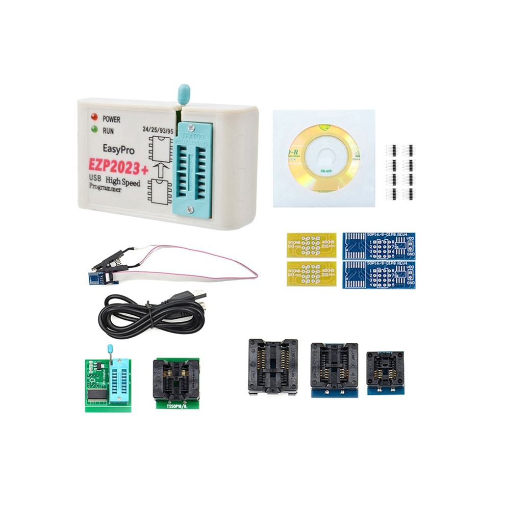 Ezp2023+ High-Speed Spi Flash Programmer Ezp2023 Usb Compiler Support 24/25/93/95 Eeprom 25 Flash Bios Chip 4851945524573