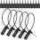 1000 Pcs Plastic Tamper Seals Tags Security Safety Numbered Zip Ties Labels Black 1