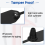 1000 Pcs Plastic Tamper Seals Tags Security Safety Numbered Zip Ties Labels Black 7
