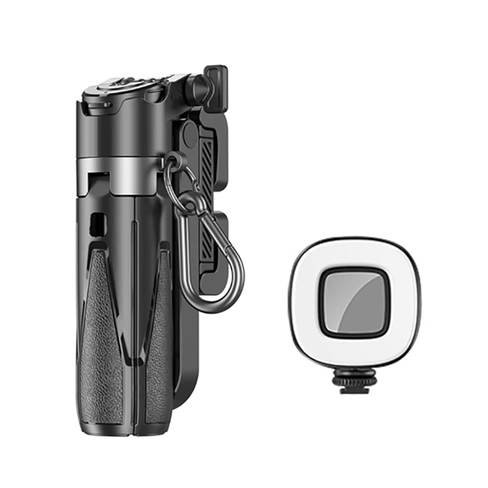 P15 Mini Selfie Stick Tripod, Extendable Grip Phone Tripod With Detachable Remote For Vlog Photography 1 Light 4851945534107