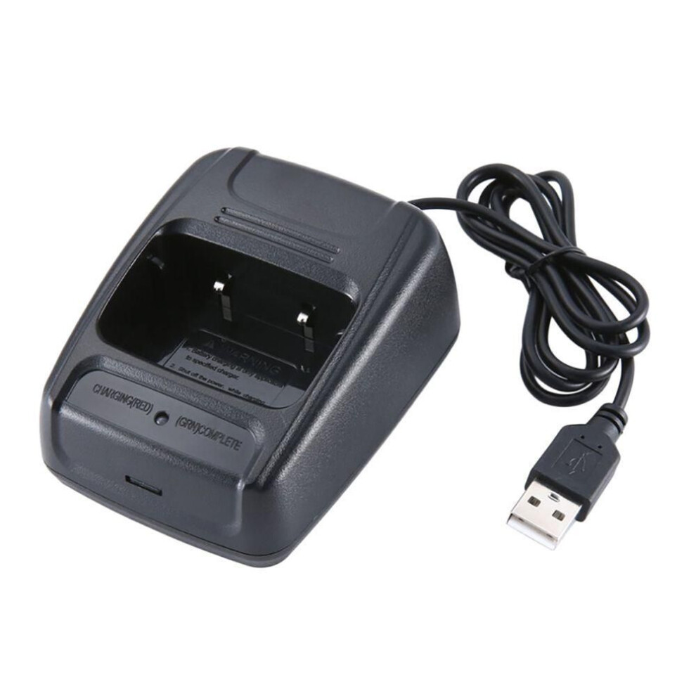 (USB plug) USB Charger Accessories Li-ion Battery Charger Charging Cradle for BAOFENG Walkie-talkie Charger