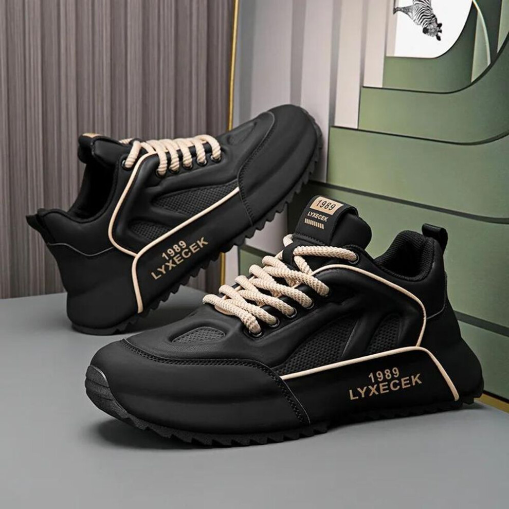 (black, 39) Fashion Mens Casual Fashion Sneakers Sport Shoes Men Comfortable Trainers Designer Athletic Sneakers Male Outdoor Anti Slip Running Shoe