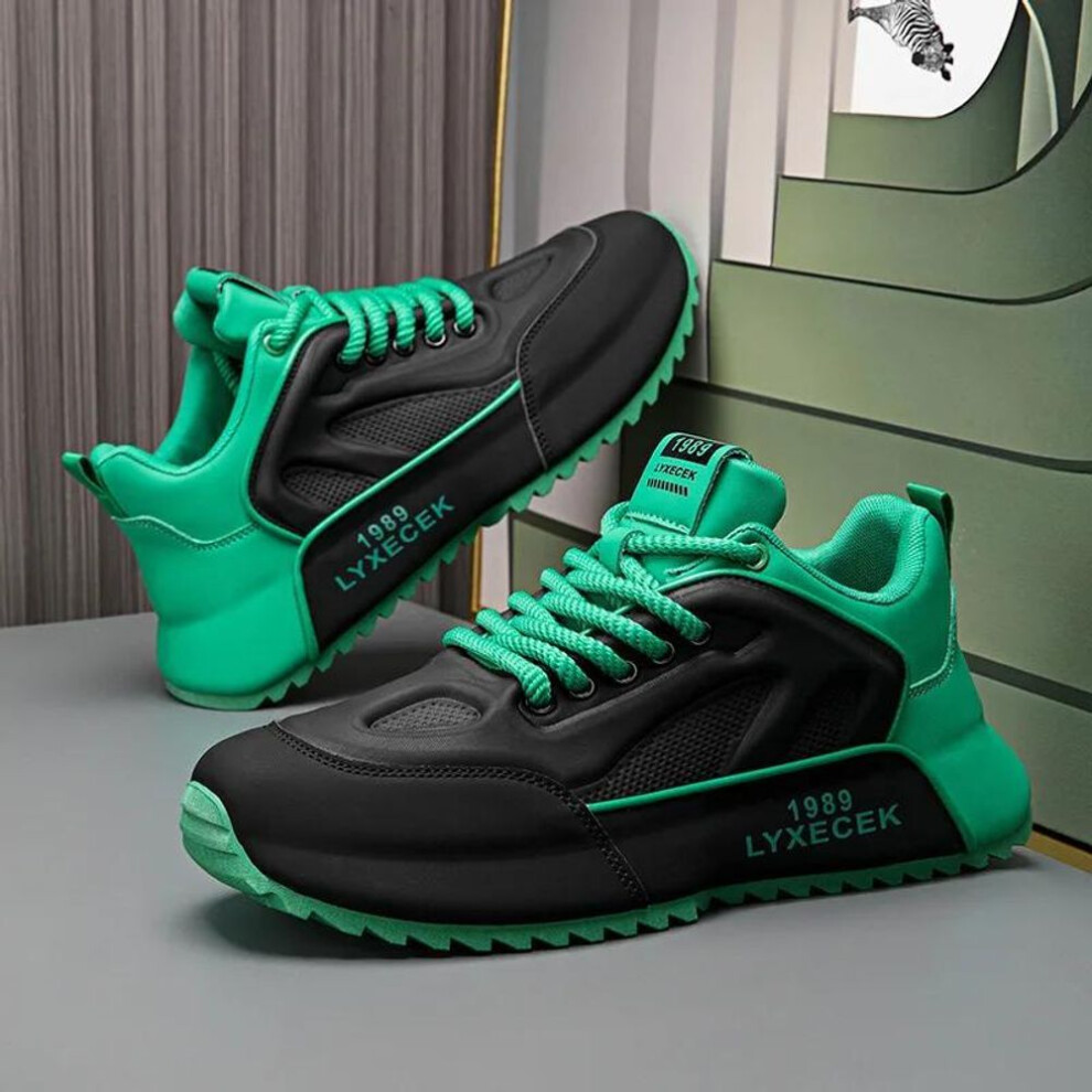 (green, 39) Fashion Mens Casual Fashion Sneakers Sport Shoes Men Comfortable Trainers Designer Athletic Sneakers Male Outdoor Anti Slip Running Shoe