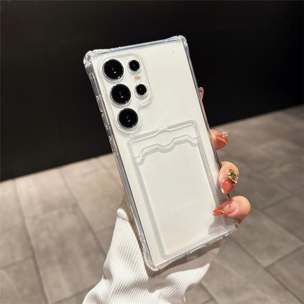 (clear, Samsung Galaxy A26) Anti-knock Card Slot Clear TPU Case for Samsung Galaxy S25 Ultra S24 FE S23 A56 A36 A26 A16 A06 A55 A35 A25 A15 A54 A34 A24 A14 A53 A23 A13 Case Cover
