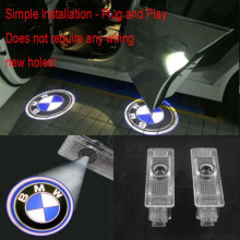 2x Led Door Ghost Shadow Courtesy Logo Laser Projector Lights For Bmw E53 X5 E39