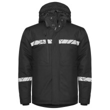 Projob Mens Progression High-Vis Padded Soft Shell Jacket