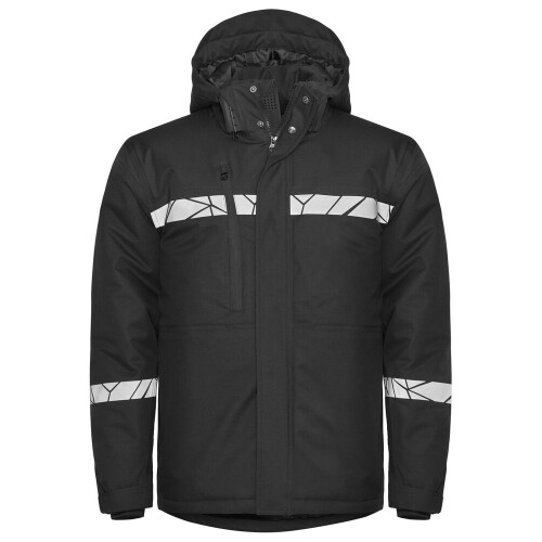 Projob Mens Progression High-Vis Padded Soft Shell Jacket