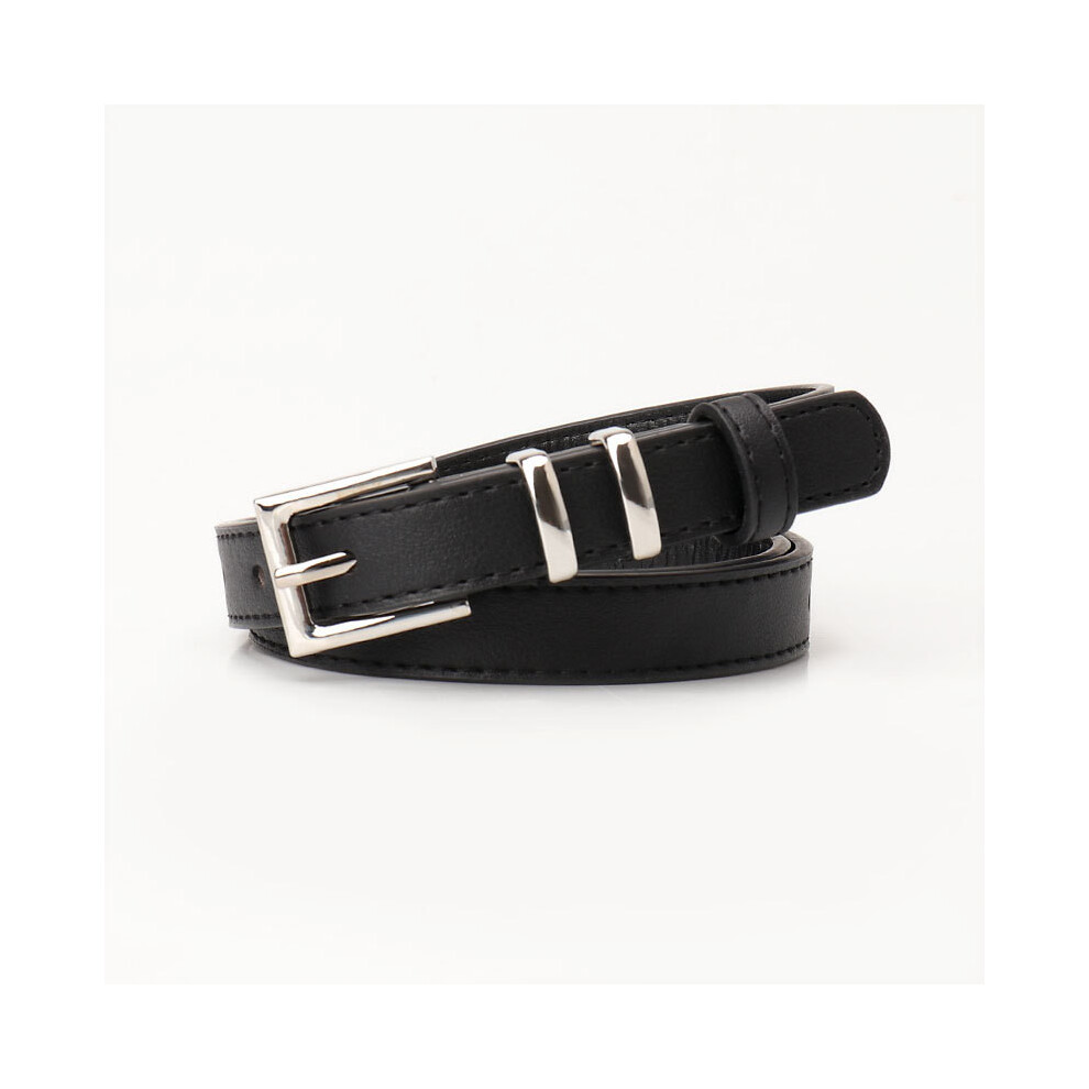 (Black) Artificial Womens Leather Belt With Pin Buckle For Casual Office And Wear-image-OPC-PHD2RDT-NEW