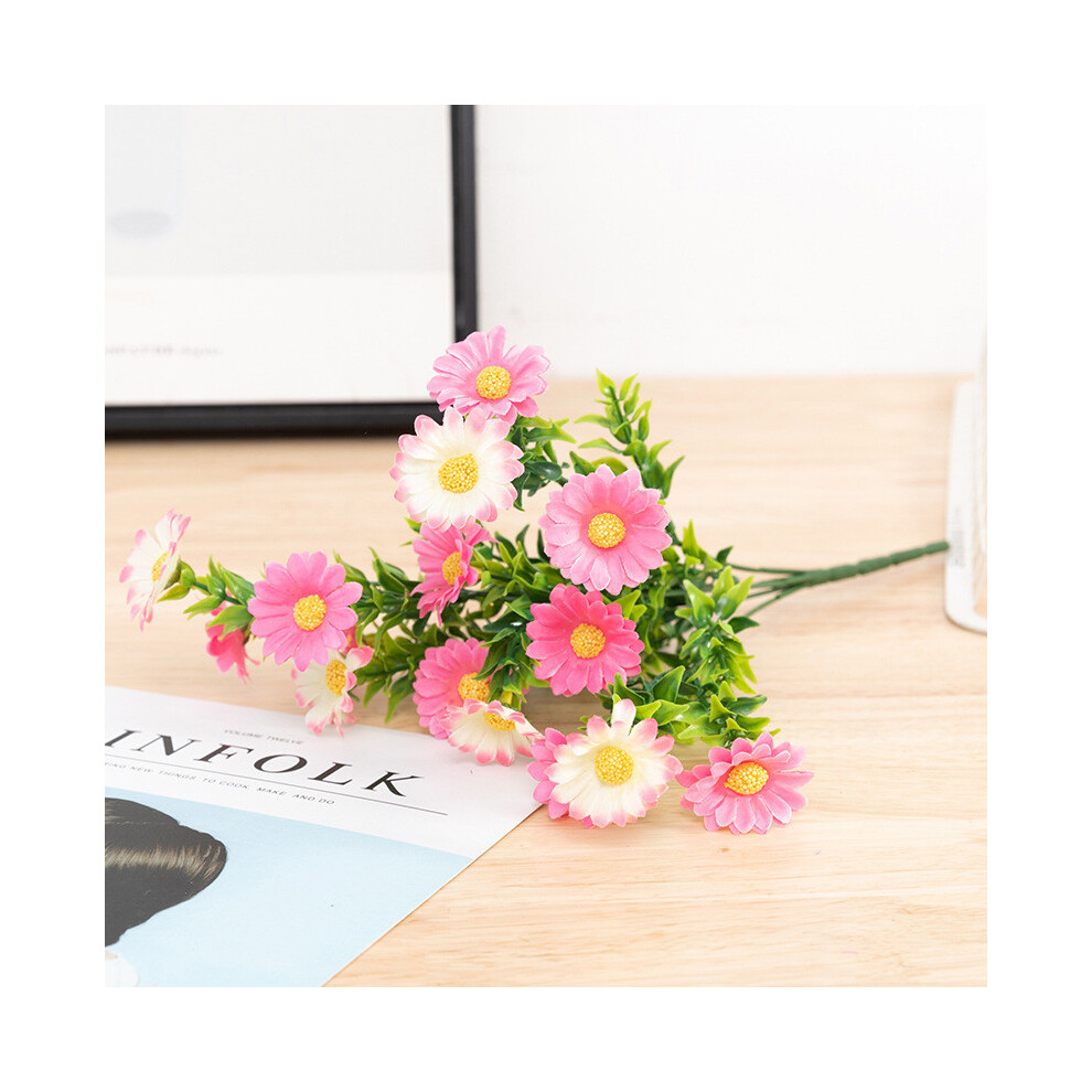 (Deep Pink) Daisy Flower Simulation Home Decoration Fresh Scenery Flowers Decoration Fake-image-OPC-PHD528B-NEW
