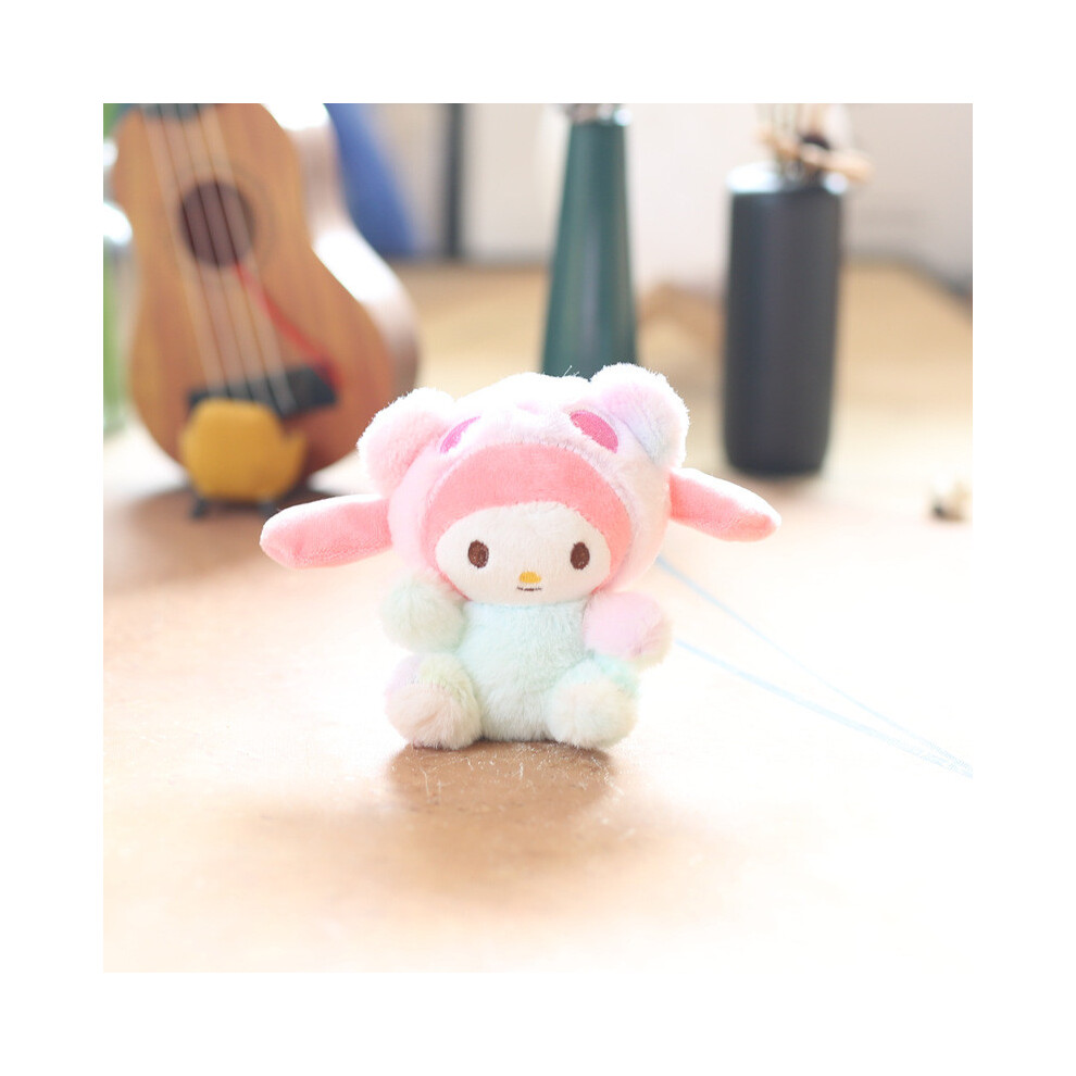 (Melody) Plush Kuromi Sanrio Toy Cartoon Doll Keychain Backpack Pendant Kid Holiday Gift-image-OPC-PHD566H-NEW