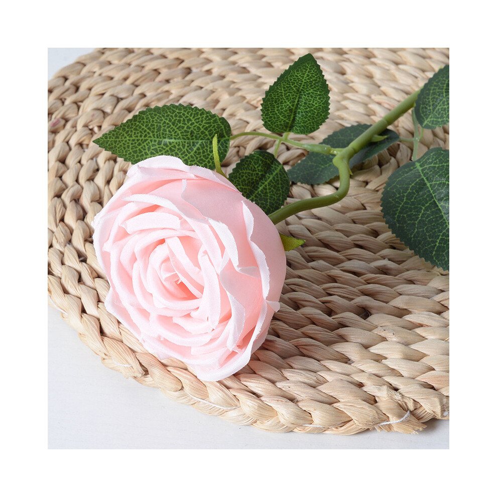 (Pink) Single Simulated Retro Rose Multiple Colors Suitable For Wedding And Home Decor-image-OPC-PHD5C65-NEW
