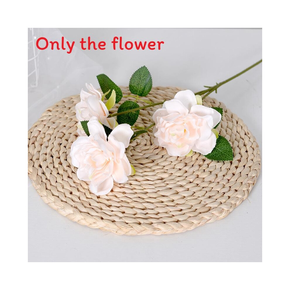 (Champagne) Flower Fake Gardenia Arrangement For Wedding Celebrations And Home Decor-image-OPC-PHD5CVG-NEW