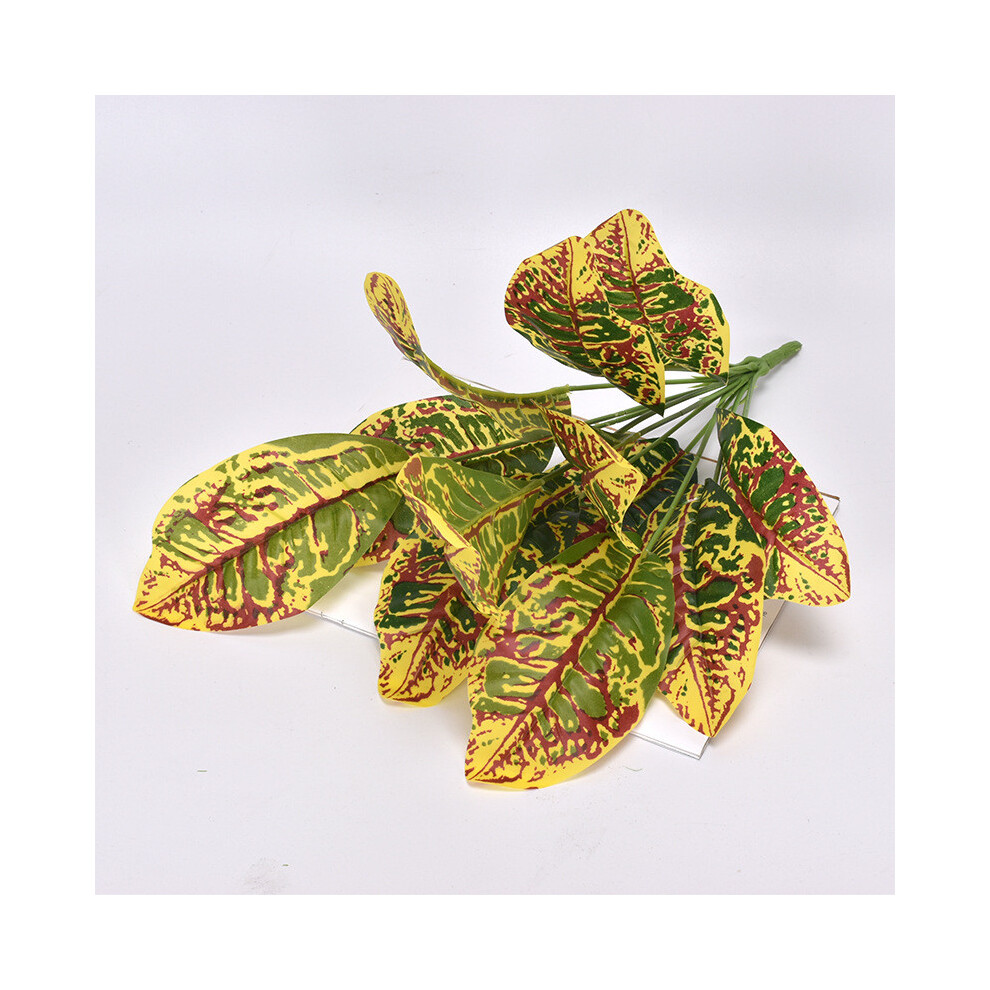 (Golden Leaf) Monstera Deliciosa Plastic Epipremnum Aureum Rohdea Japonica Plant Artificial-image-OPC-PHD5DN6-NEW