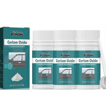 3PCS Deep Scratch Remover,Repair Glass Polishing Kit Cerium Oxide Powder 100g