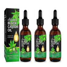 (3pcs) 1-3pcs Black Castor Oil Nourishes Hair Growth Skin Massage Essential Oil Eyebrows Growth Prevents Skin Aging
