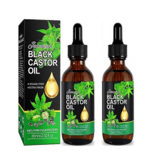 (2pcs) 1-3pcs Black Castor Oil Nourishes Hair Growth Skin Massage Essential Oil Eyebrows Growth Prevents Skin Aging