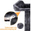 Large Cat Tree 135cm Cat Tower Scratching Posts Multi Level Kitten Tree House Tower 5