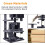 Large Cat Tree 135cm Cat Tower Scratching Posts Multi Level Kitten Tree House Tower 8