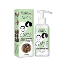 50ml Hair Curling Cream Anti-Frizz Bouncy Resilient Enhancer Styling Lotion Prevent Hair Breakage Smooth Moisturizing Hair Care