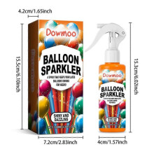 Balloon Spray Shine Spray for Balloon 100ml Glow Balloons Spray No Drips Balloon Brightener Spray Precise Mist to Last and Shine