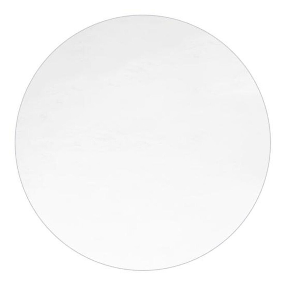 (transparent, 90 cm) Transparent Dining Table Mat Thickened Visible Round Table Protector Oilproof Non-Slip Heat