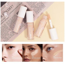 (3pcs, 3 color) 3 color Penifen Makeup Face Concealer Full Coverage Long Lasting Waterproof Liquid Base Eye Dark Circles Concealer