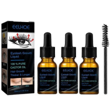 3pcs Rapid Growth Serum 10ml EyeLash Enhancer Brush Liquid EyeLash Oil