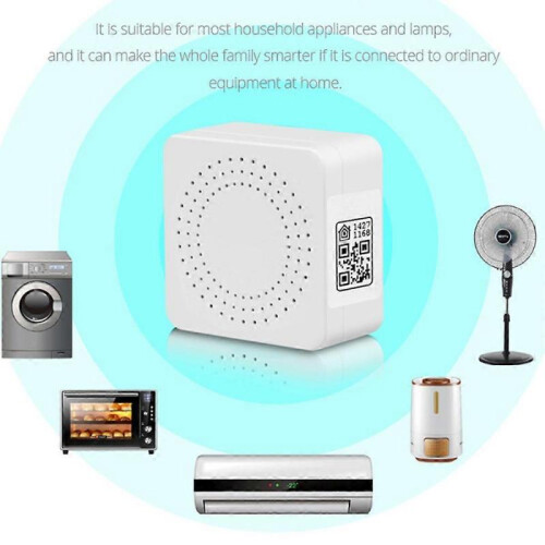 TUYA WIFI Smart Circuit Breaker16A 2-way Control Wireless Remote Control Switch by APP Relay Loop Smart Breaker 2