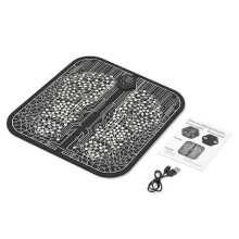 (no Remote Control, Black boxed) Ryoku EMS Mat Relief Pain Relax Feet Acupoints Massage
