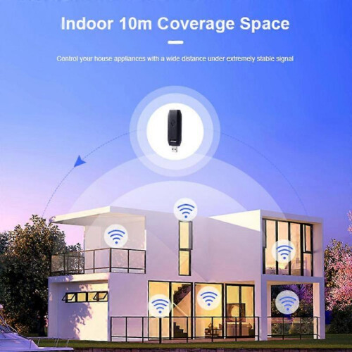 Tuya USB IR+RF Controller for TV RF Fan/Light/ Remote Control Voice Control Works with Amazon Alexa Assistant 1